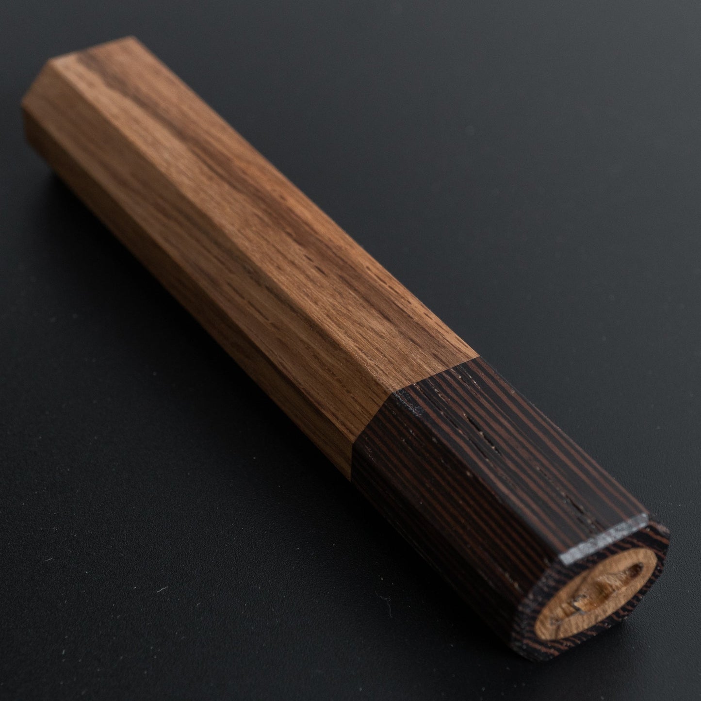 Hitohira WB Two-Tone Handle Oak x Wenge 130mm - HITOHIRA