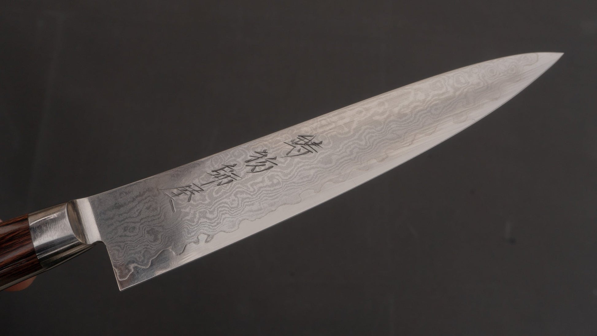 Hitohira Imojiya ST Damascus Petty 150mm Imitation Mahogany Handle | HITOHIRA