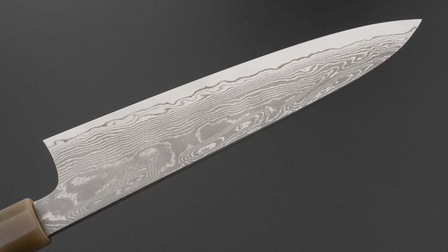 Hitohira Sakura Damascus Gyuto 210mm Sakura Handle (Kambei Sharpening) | HITOHIRA