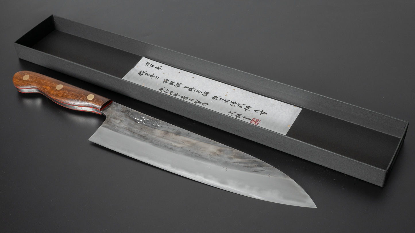 Jiro Tsuchime Yo Gyuto 240mm Tagayasan Handle (#403) - HITOHIRA