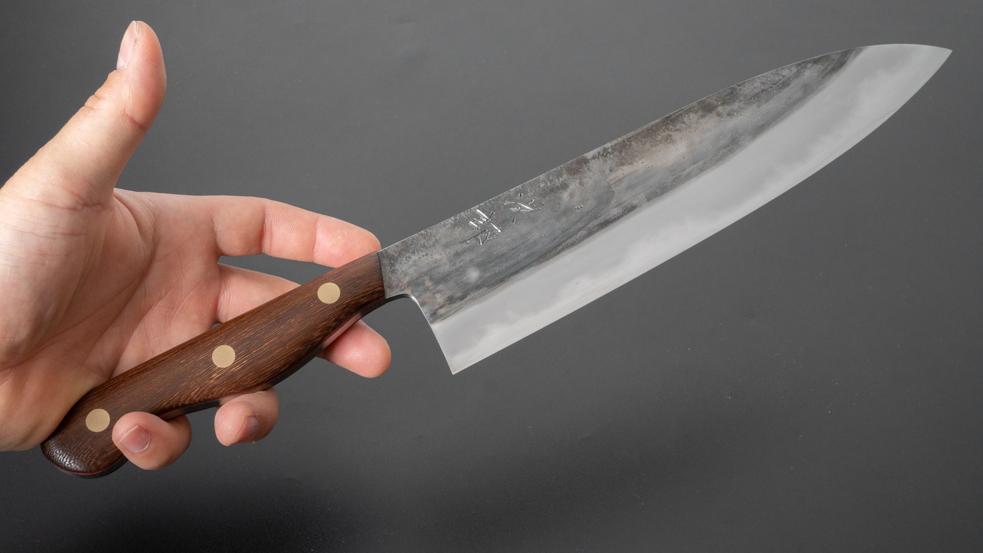 Jiro Tsuchime Yo Gyuto 240mm Tagayasan Handle (#404) - HITOHIRA