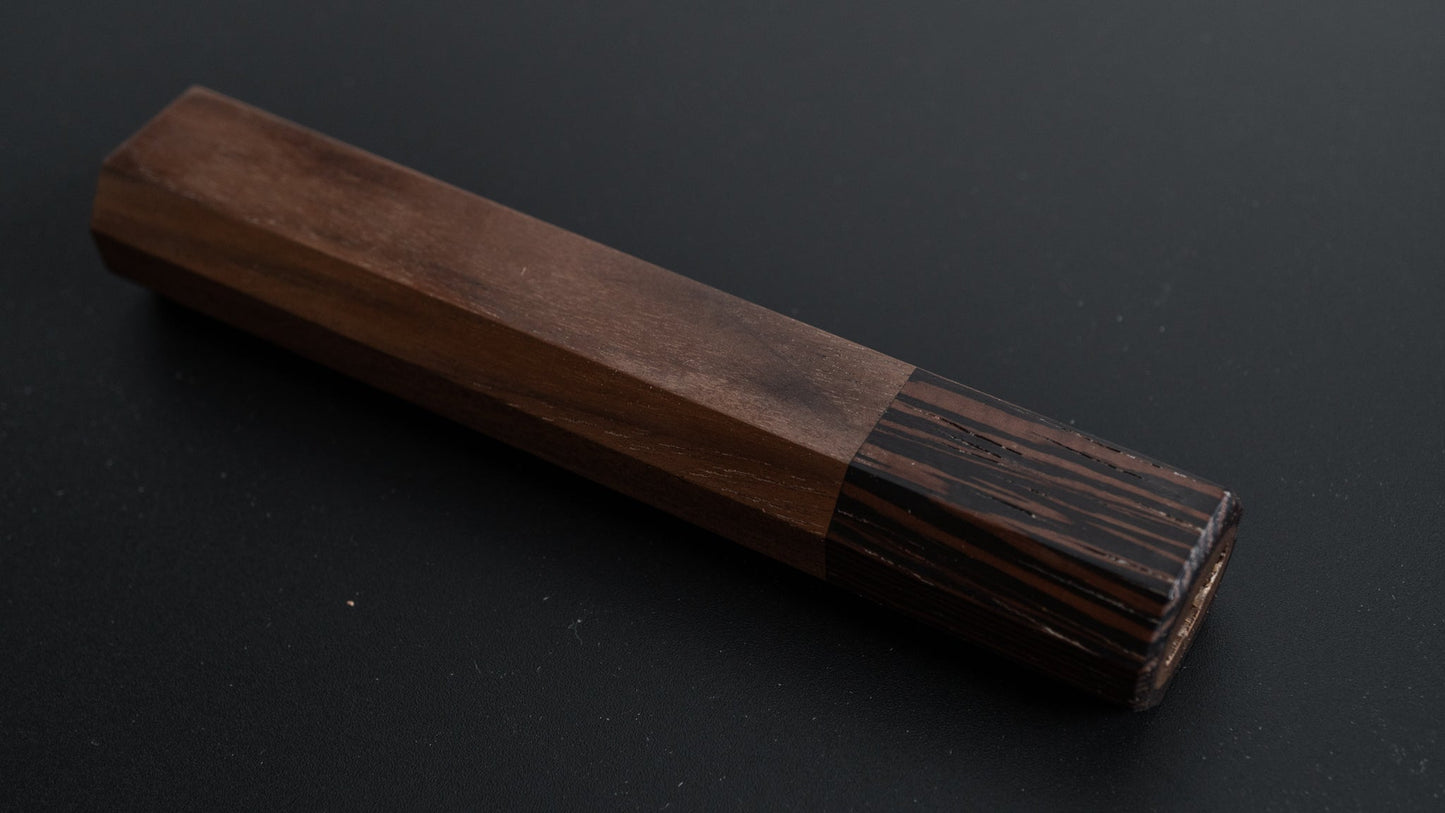 Hitohira WB Two-Tone Handle Walnut x Wenge 130mm - HITOHIRA