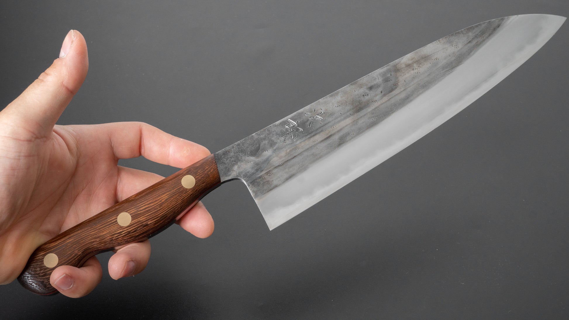 Jiro Tsuchime Yo Gyuto 240mm Tagayasan Handle (#406) - HITOHIRA