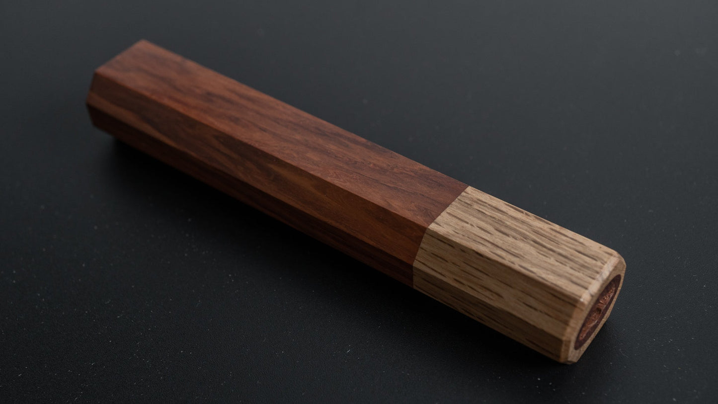 Hitohira WB Two-Tone Handle Rosewood x Oak 130mm - HITOHIRA