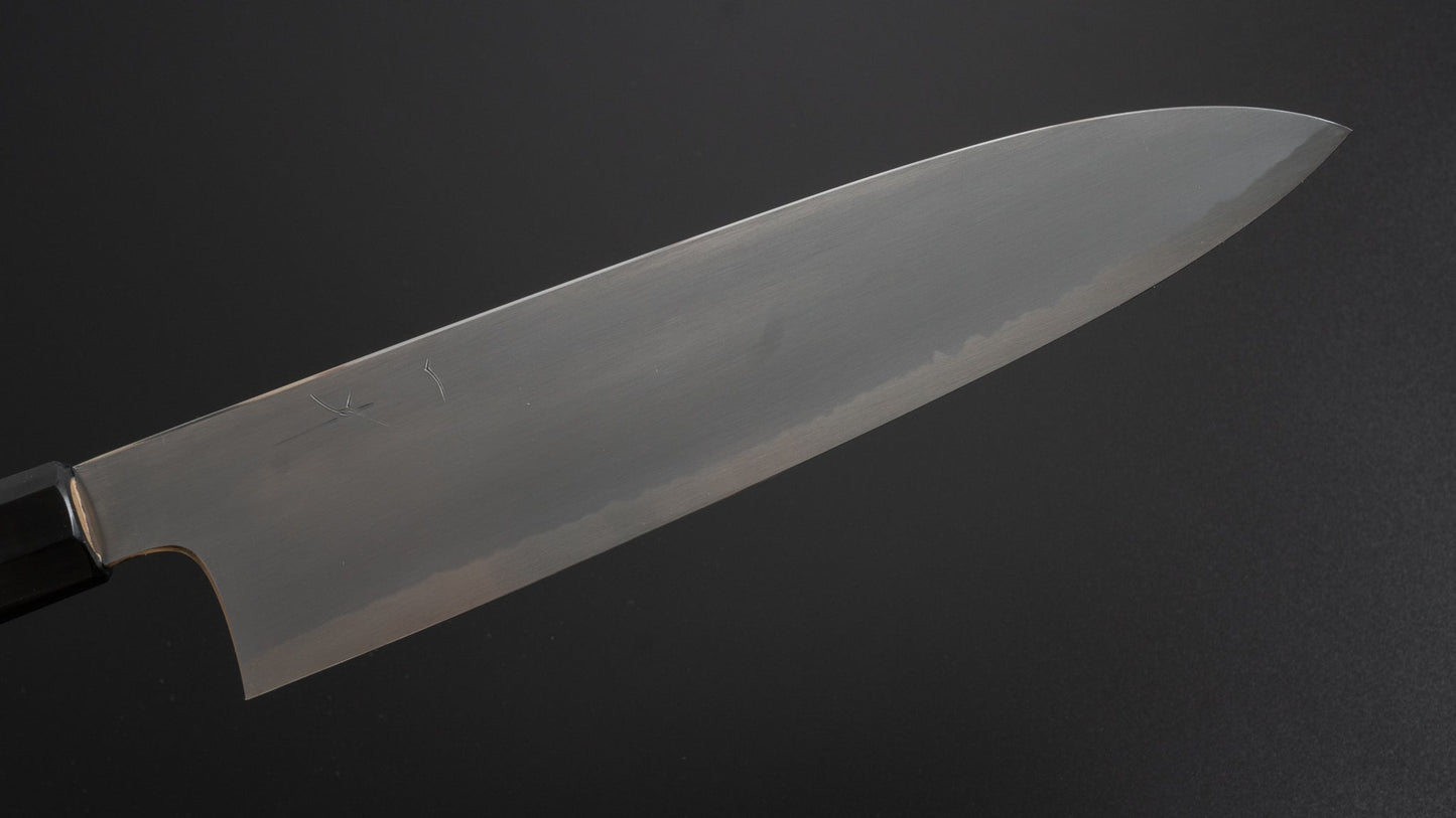 Hitohira Gorobei Rikichi White #2 Kasumi Gyuto 240mm Ho Wood Handle - HITOHIRA