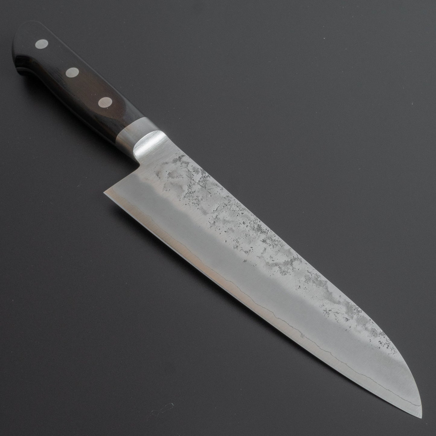 Hitohira Futana S3 Nashiji Gyuto 180mm Pakka Handle (Yo) - HITOHIRA