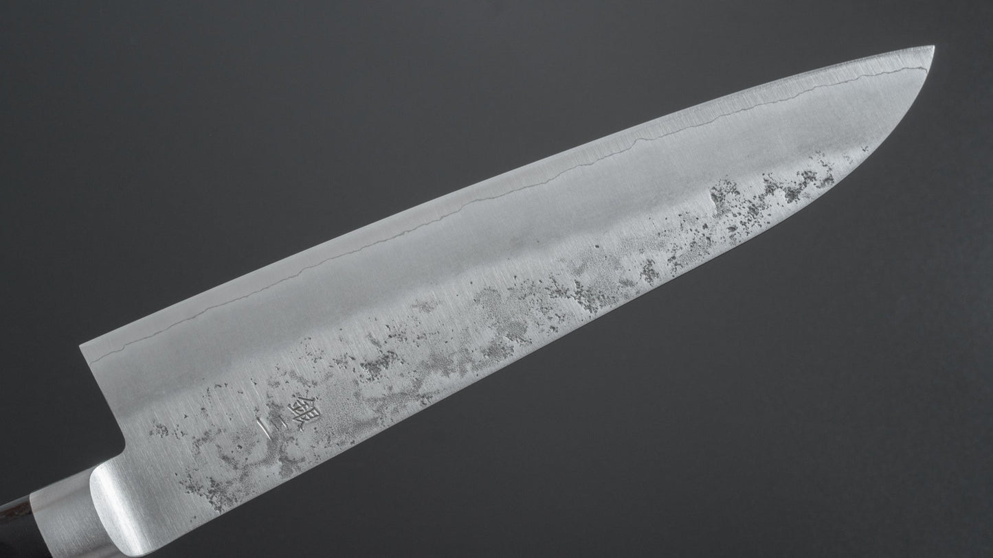 Hitohira Futana S3 Nashiji Gyuto 180mm Pakka Handle (Yo) - HITOHIRA