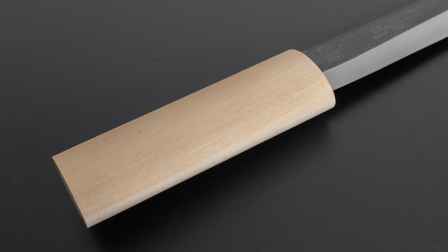 Mumei White #2 Kurouchi Makiri 135mm Ho Wood Handle - HITOHIRA