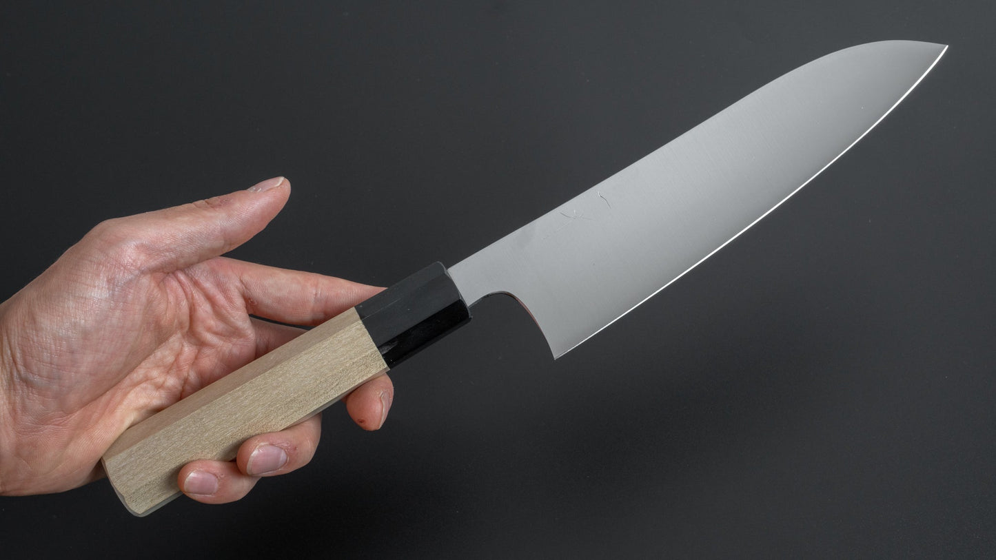 Hitohira SKR Stainless Santoku Ho Wood Handle - HITOHIRA