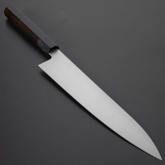 Hitohira Ashi Swedish Stainless Gyuto 270mm Ebony Handle - HITOHIRA