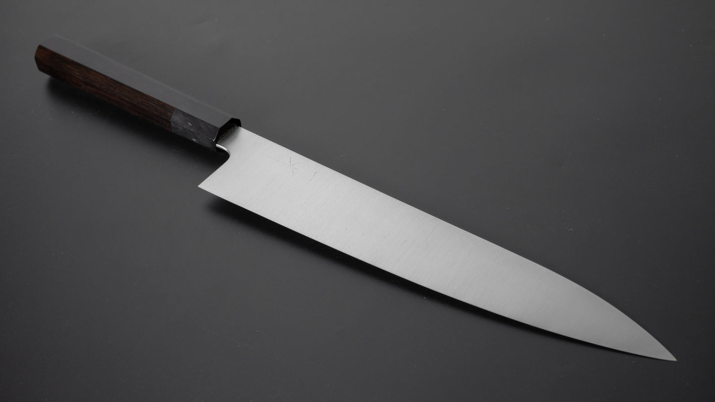 Hitohira Ashi Swedish Stainless Gyuto 270mm Ebony Handle - HITOHIRA