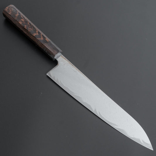 Hitohira Futana Nickel Damascus Gyuto 210mm Tagayasan Handle - HITOHIRA