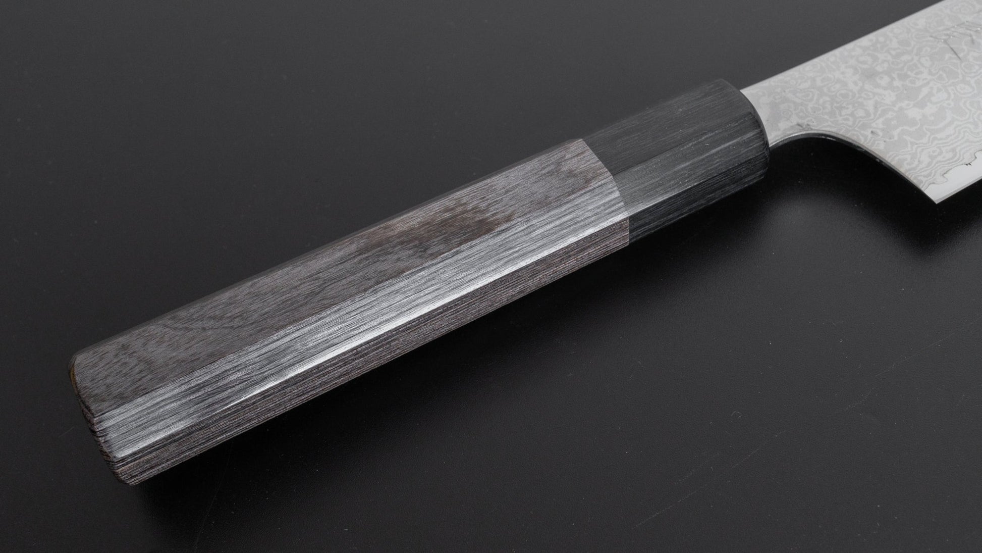 Hitohira Imojiya TH Damascus Gyuto 210mm Pakka Handle (Gray) - HITOHIRA