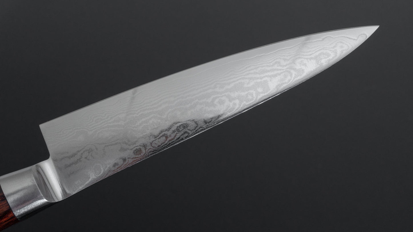 Hitohira Imojiya ST Damascus Petty 120mm Imitation Mahogany Handle - HITOHIRA