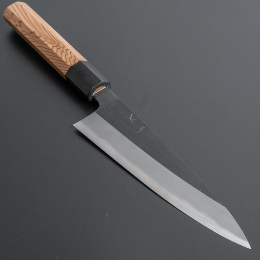 Hitohira Tanaka Kyuzo Blue #1 Kurouchi Petty 165mm Yakusugi Cedar Handle - HITOHIRA