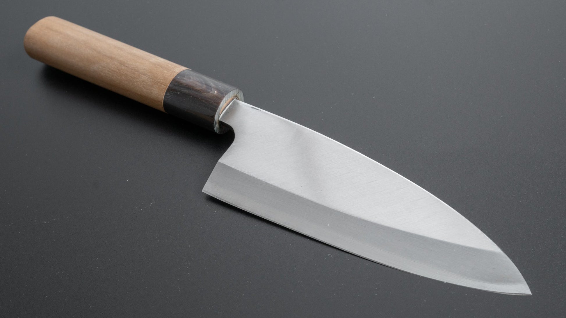 Mumei Stainless Deba 120mm Ho Wood Handle - HITOHIRA