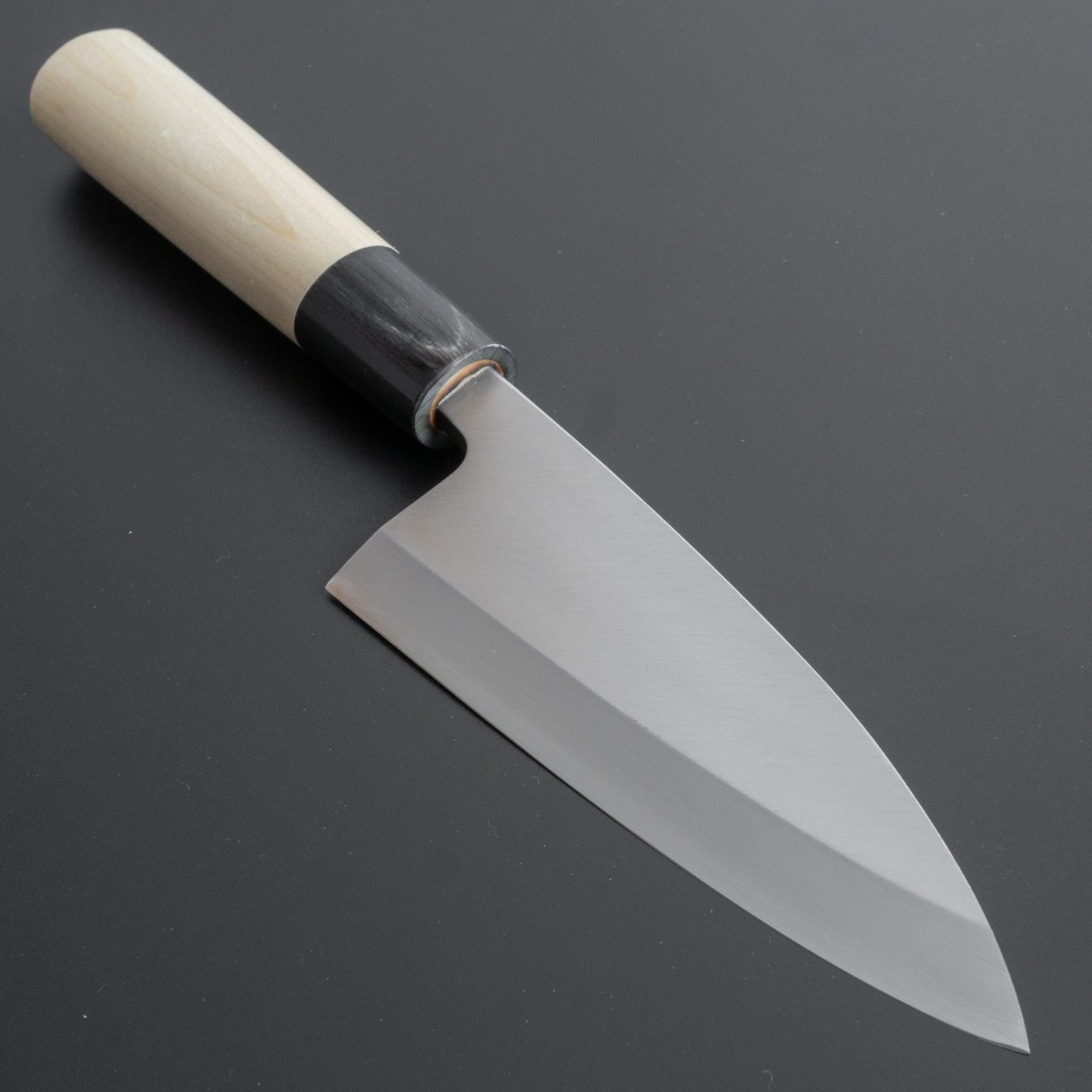 Mumei Stainless Deba 135mm Ho Wood Handle - HITOHIRA