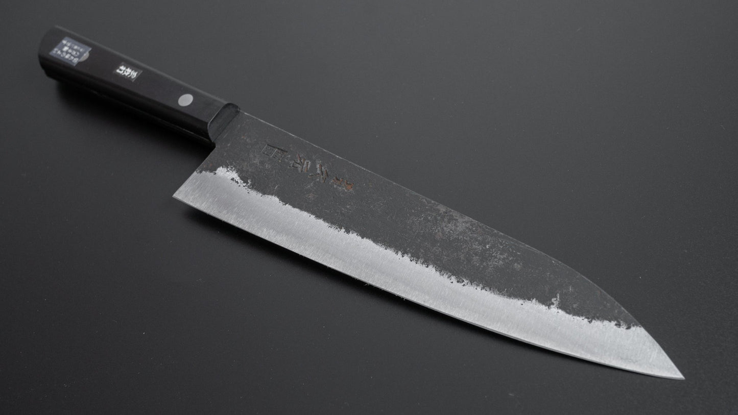 Morihei Hisamoto Kurouchi White #1 Gyuto 210mm Pakka Handle (No Bolster) - HITOHIRA