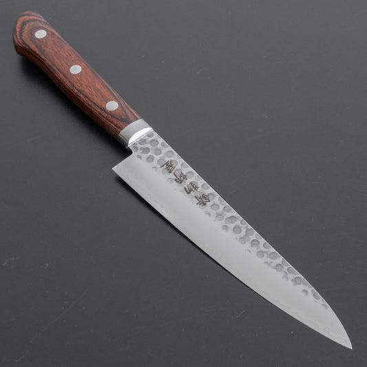 Hitohira Imojiya HG Tsuchime Petty 135mm Imitation Mahogany Handle - HITOHIRA