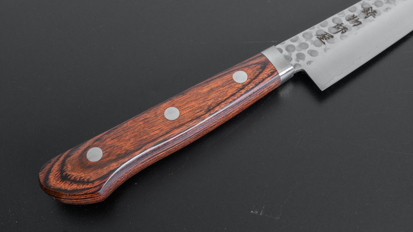 Hitohira Imojiya HG Tsuchime Petty 135mm Imitation Mahogany Handle - HITOHIRA