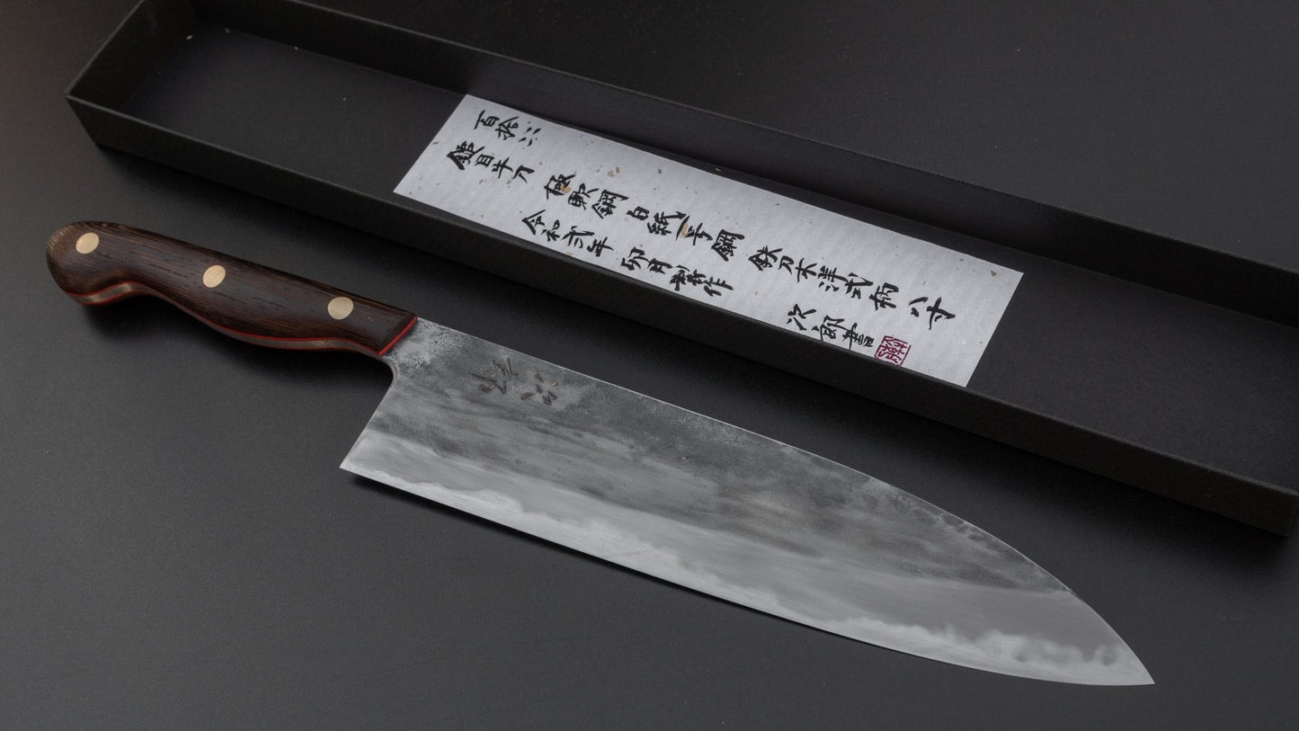 Jiro Tsuchime Yo Gyuto 240mm Tagayasan Handle (#114) | HITOHIRA