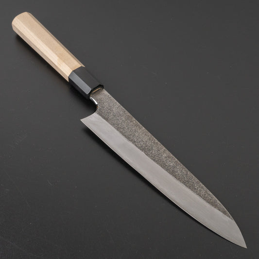 Hitohira Kikuchiyo Rikichi Kurouchi Silver #3 Gyuto 210mm Ho Wood Handle | HITOHIRA