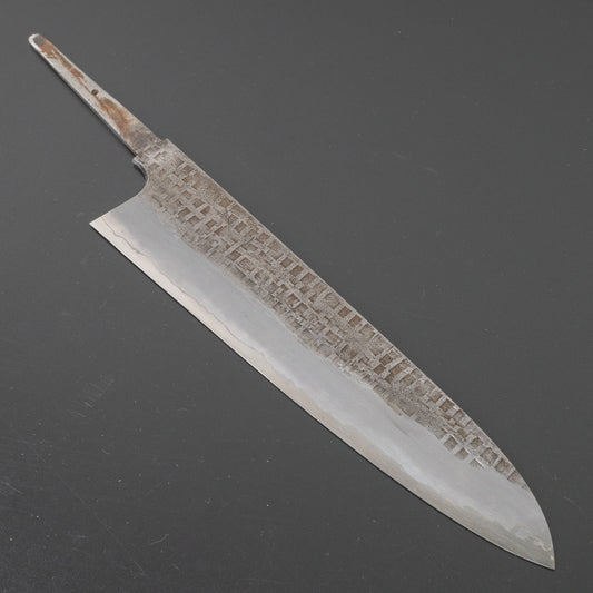 Hitohira Kikuchiyo Kyuzo Amime Silver #3 Gyuto 240mm (No Handle) | HITOHIRA