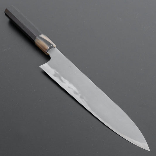 Hitohira Kikuchiyo Yohei Blue #2 Kasumi Gyuto 240mm Ebony Handle - HITOHIRA