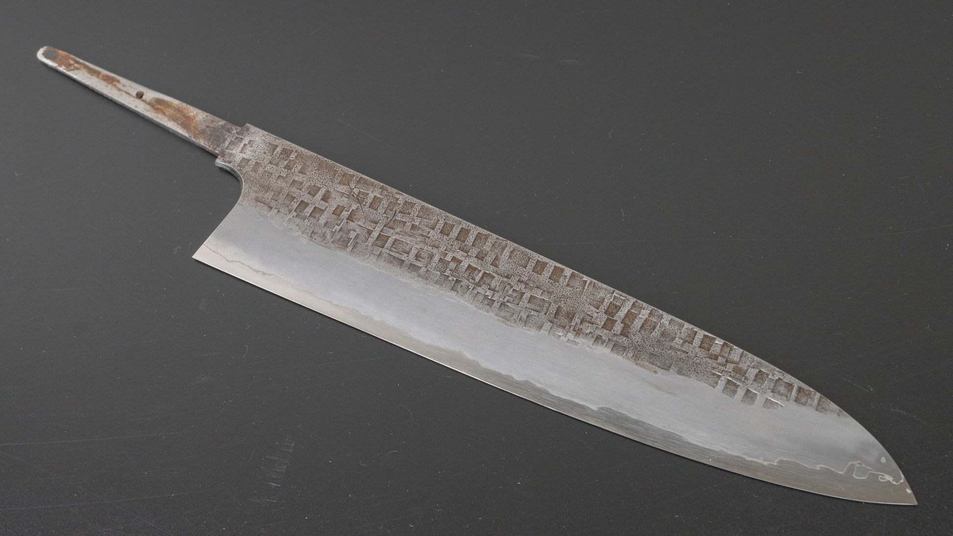 Hitohira Kikuchiyo Kyuzo Amime Silver #3 Gyuto 240mm (No Handle) | HITOHIRA