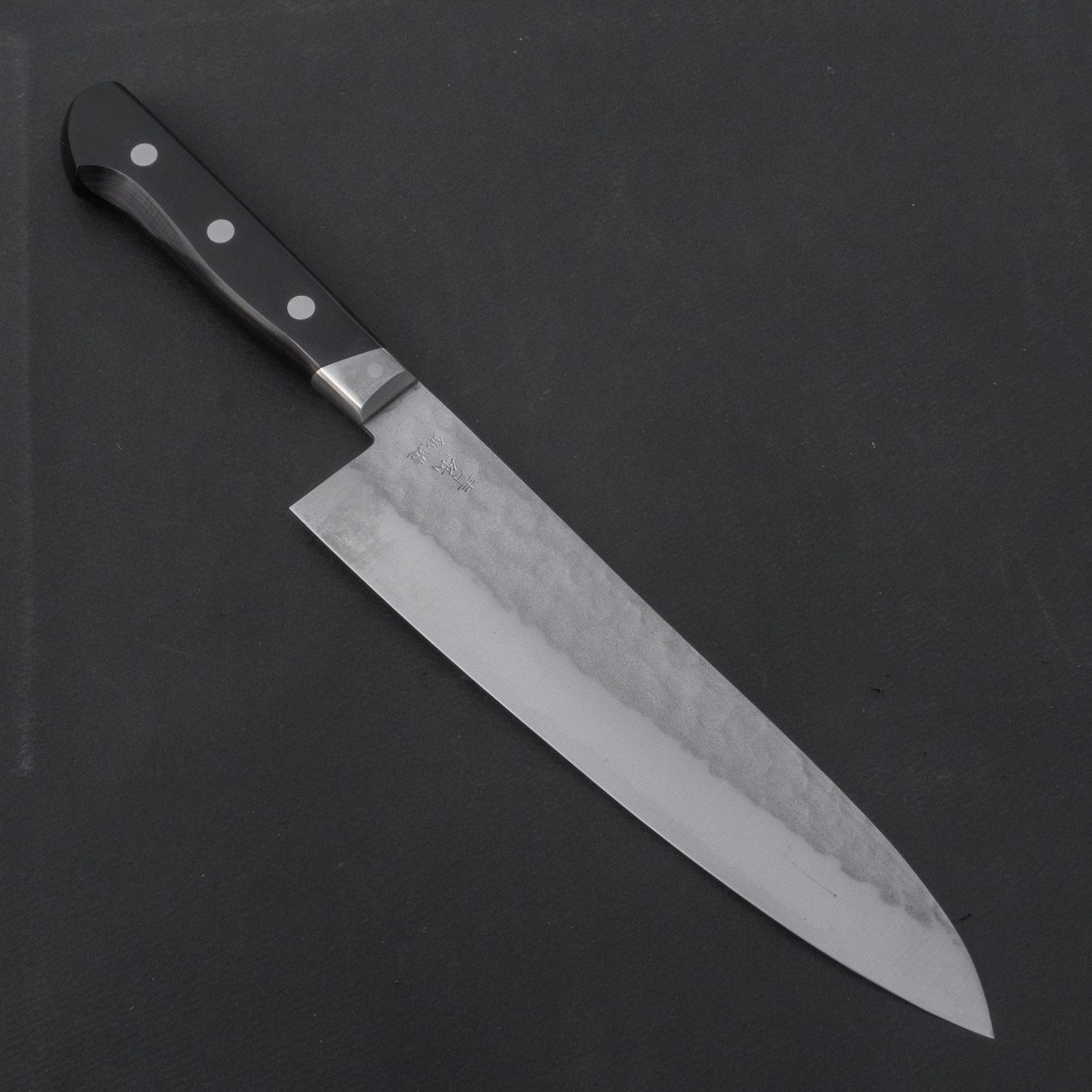 Mumei NOS Blue #2 Stainless Clad Gyuto 210mm Pakka Handle | HITOHIRA