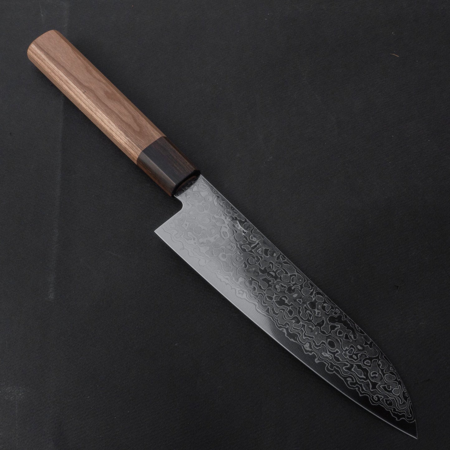 Hitohira HG Damascus Santoku 185mm Cherry Wood Handle | HITOHIRA