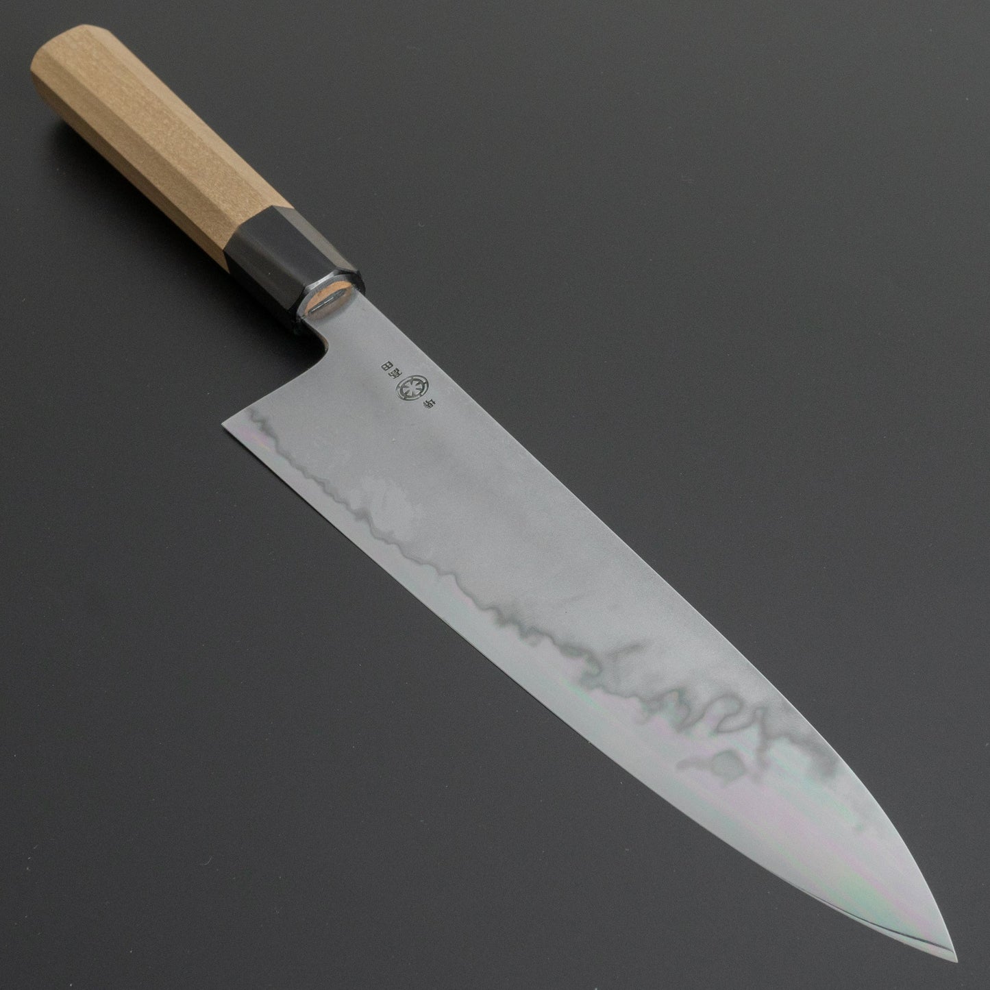 Takada no Hamono White #1 Suiboku Gyuto 240mm Ho Wood Handle - HITOHIRA