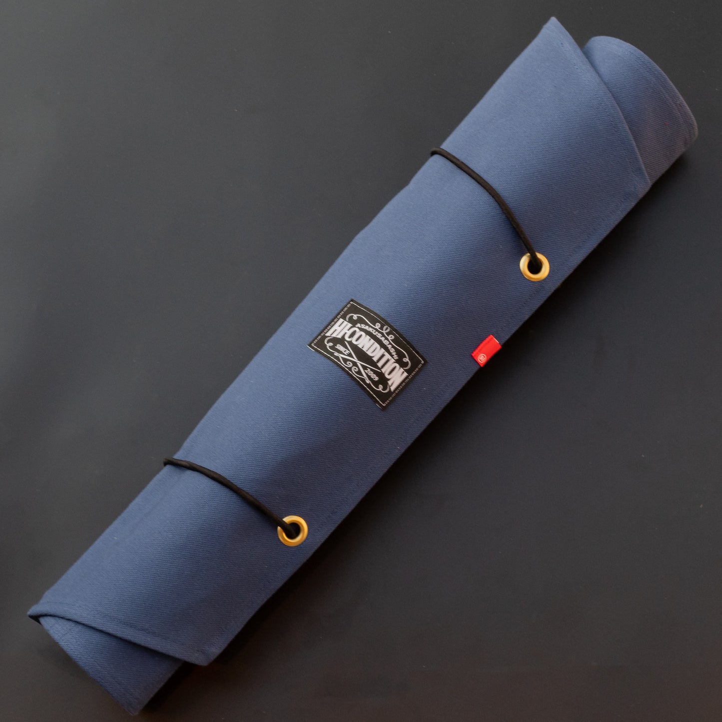 HI-CONDITION Hanpu Canvas 9 Pockets Knife Roll Navy - HITOHIRA