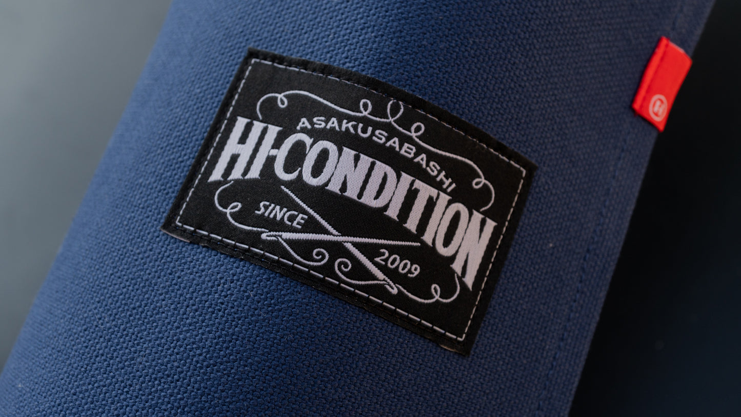 HI-CONDITION Hanpu Canvas 9 Pockets Knife Roll Navy - HITOHIRA