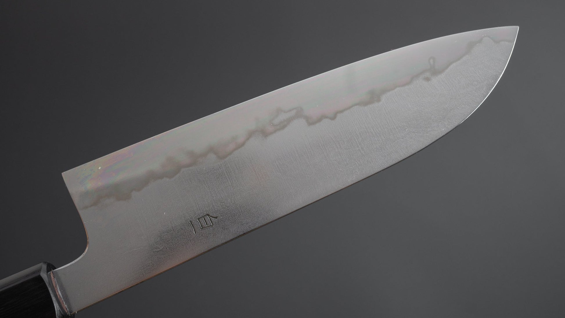 Takada no Hamono White #1 Suiboku Santoku 180mm Rosewood Handle - HITOHIRA