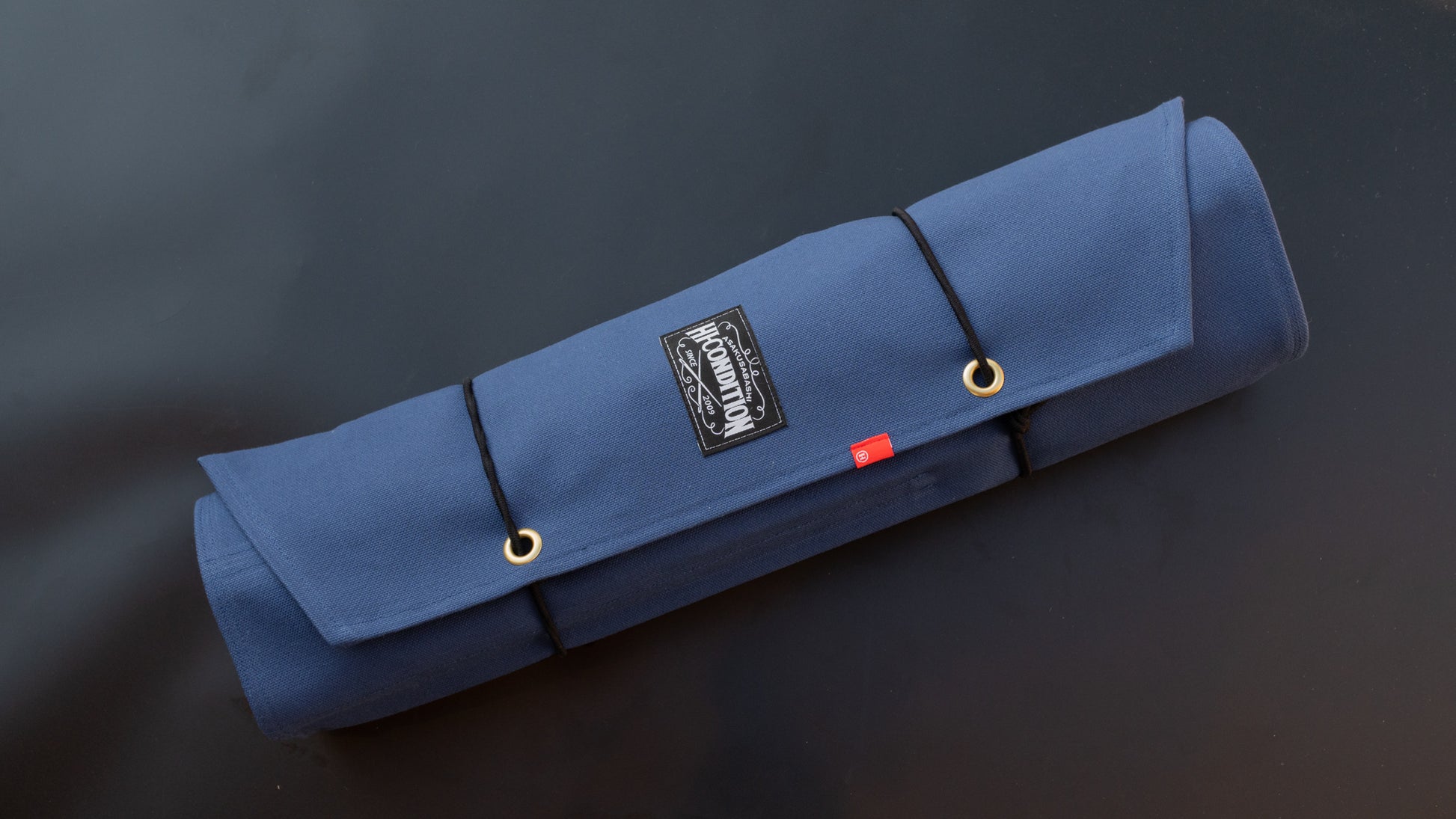 HI-CONDITION Hanpu Canvas 9 Pockets Knife Roll Navy - HITOHIRA