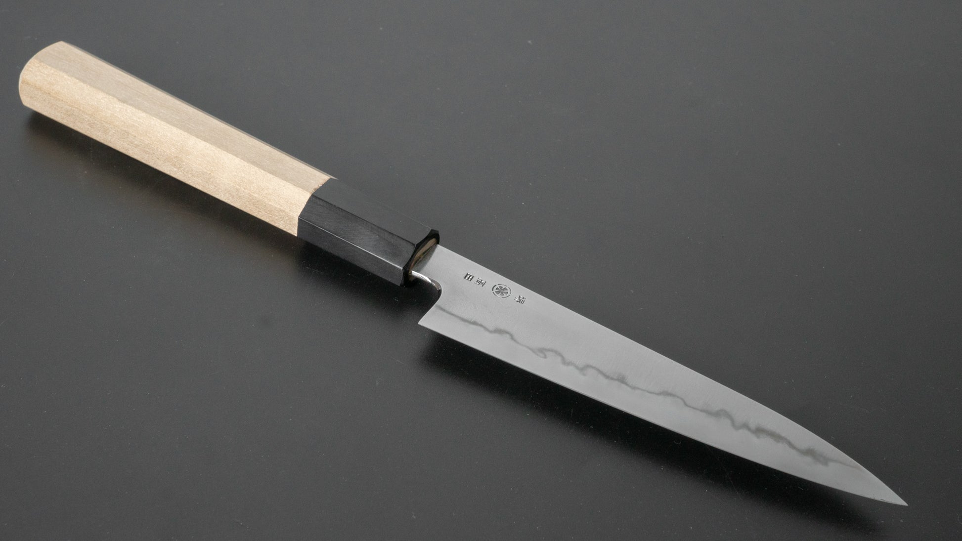 Takada no Hamono White #2 Suiboku Petty 135mm Ho Wood Handle - HITOHIRA