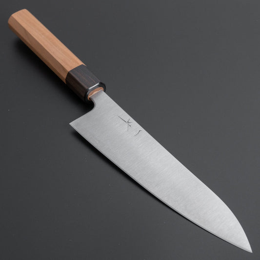 Hitohira Futana SB Migaki Gyuto 180mm Cherry Wood Handle - HITOHIRA