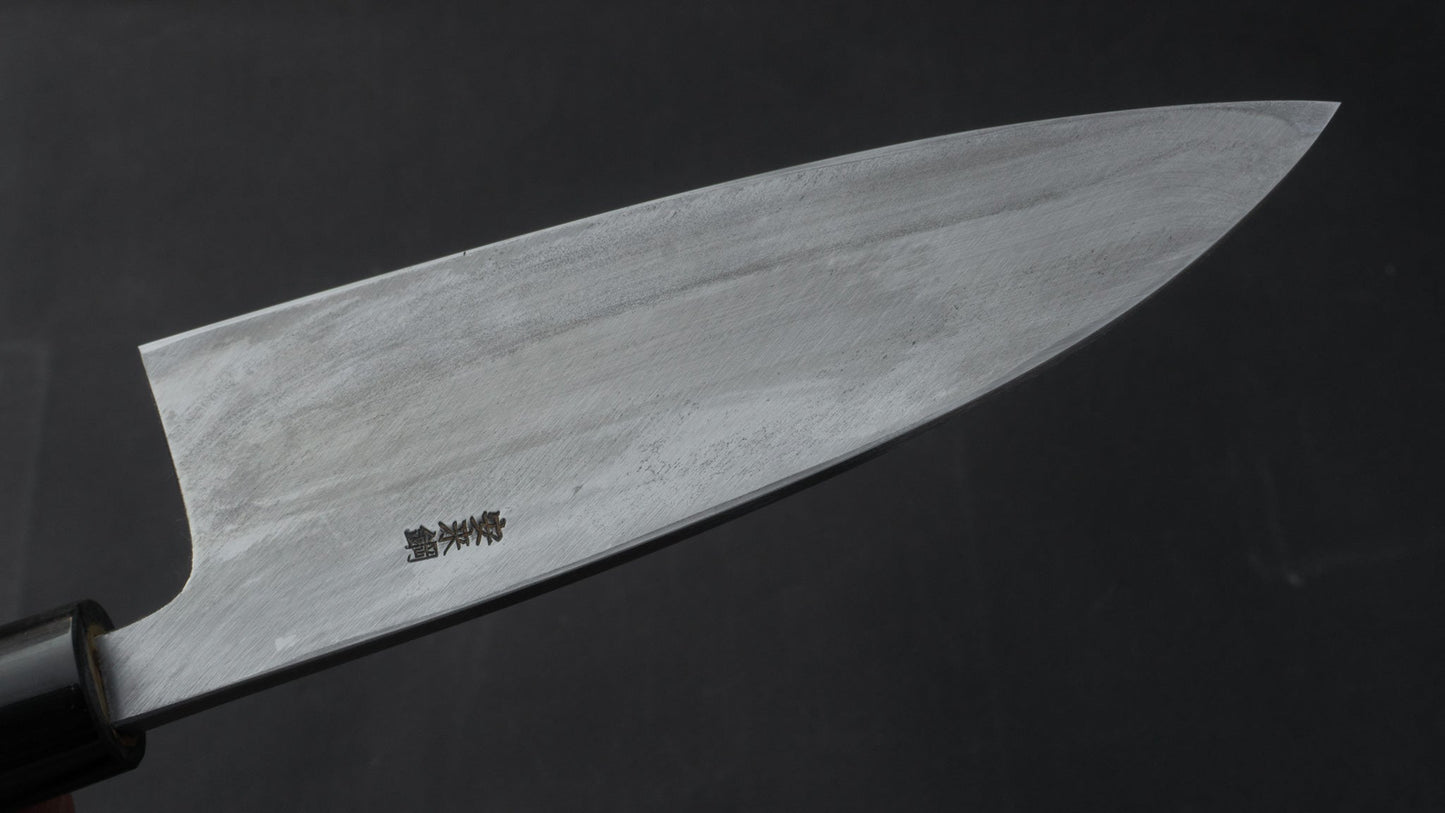 Morihei Munetsugu White #2 Deba 165mm Ho Wood Handle (Fine Finish) | HITOHIRA