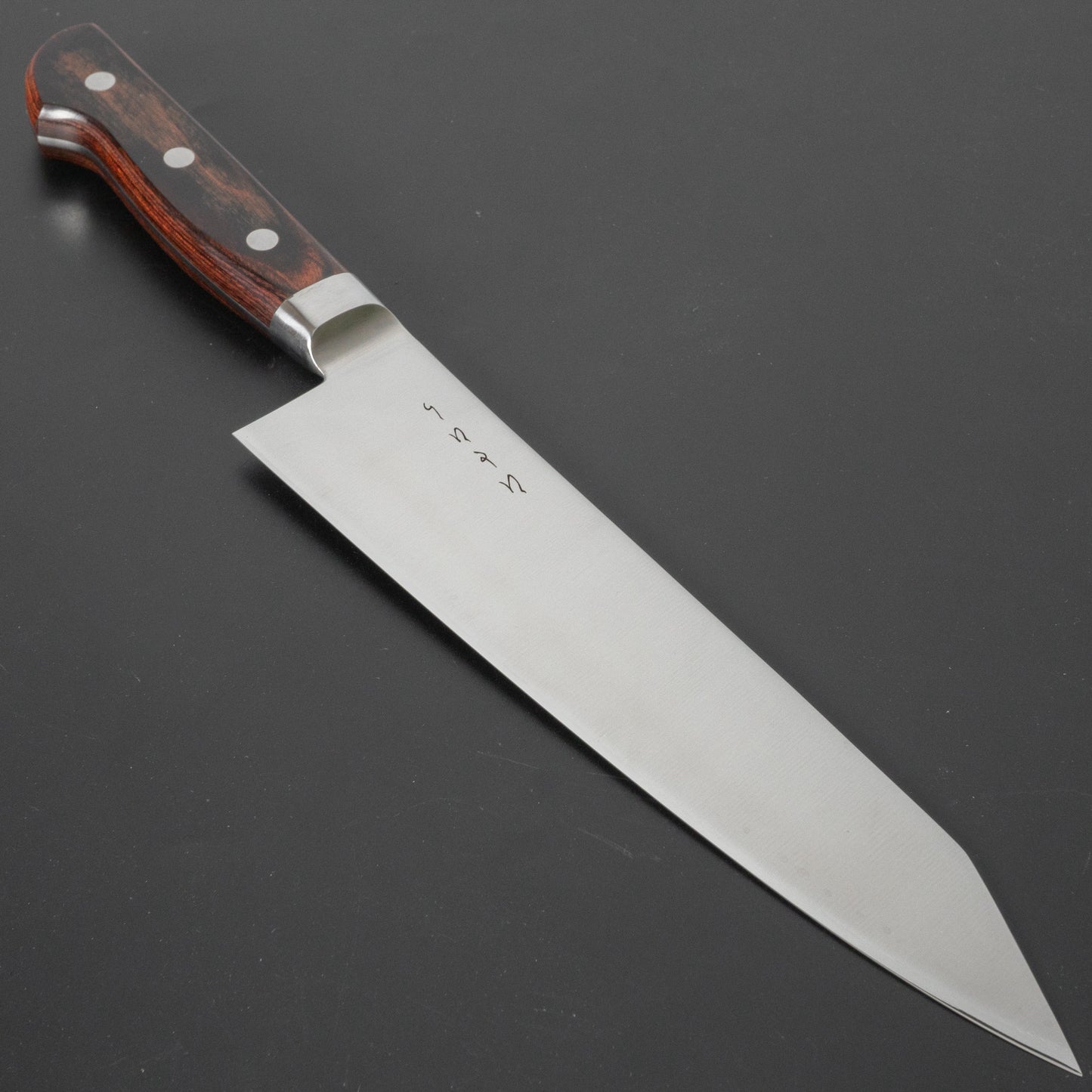 Hitohira KH Stainless Kiritsuke Gyuto 210mm Imitation Mahogany Handle - HITOHIRA