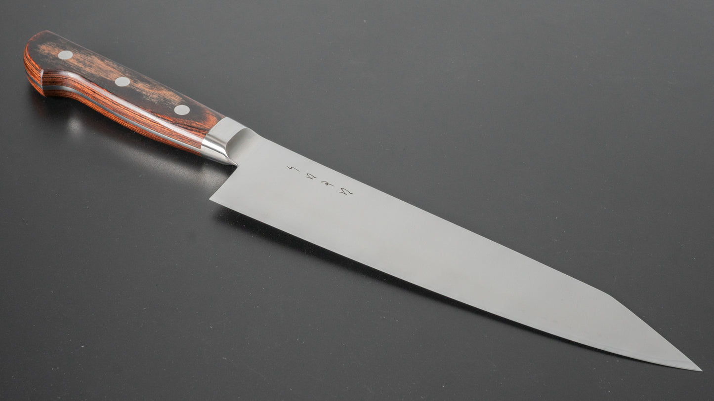 Hitohira KH Stainless Kiritsuke Gyuto 210mm Imitation Mahogany Handle - HITOHIRA