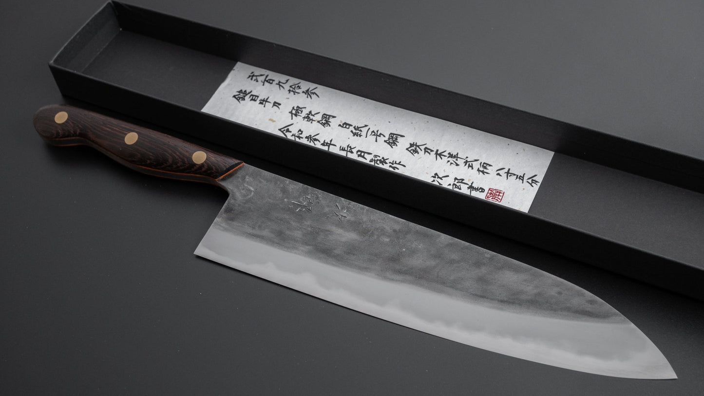 Jiro Tsuchime Yo Gyuto 255mm Tagayasan Handle (#293) - HITOHIRA