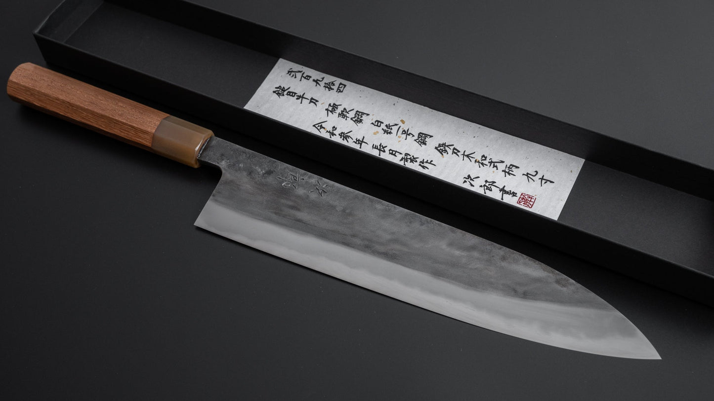 Jiro Tsuchime Wa Gyuto 270mm Taihei Tagayasan Handle (#294) - HITOHIRA