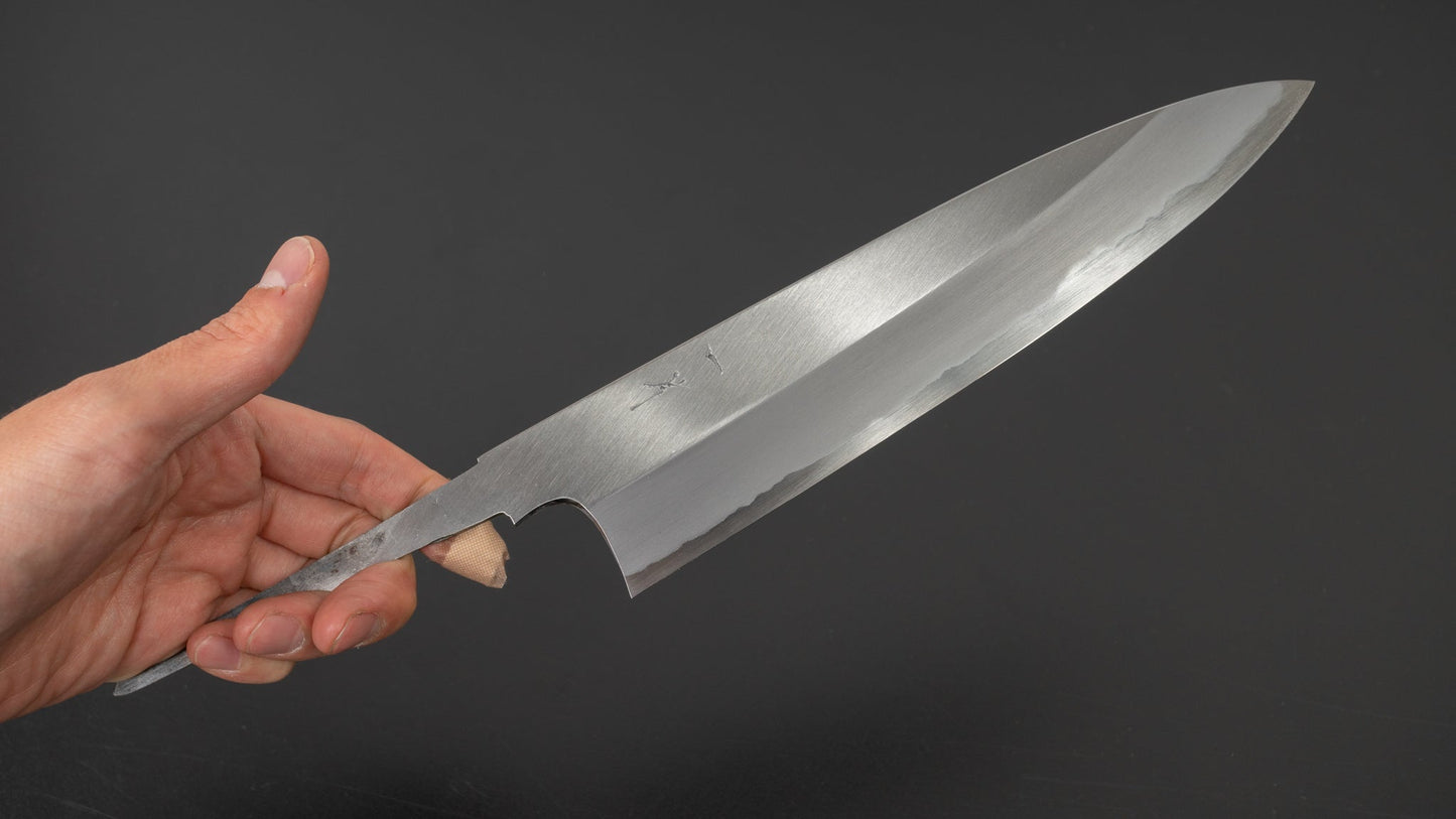 Hitohira Togashi White #1 Migaki Gyuto 210mm (No Handle) | HITOHIRA