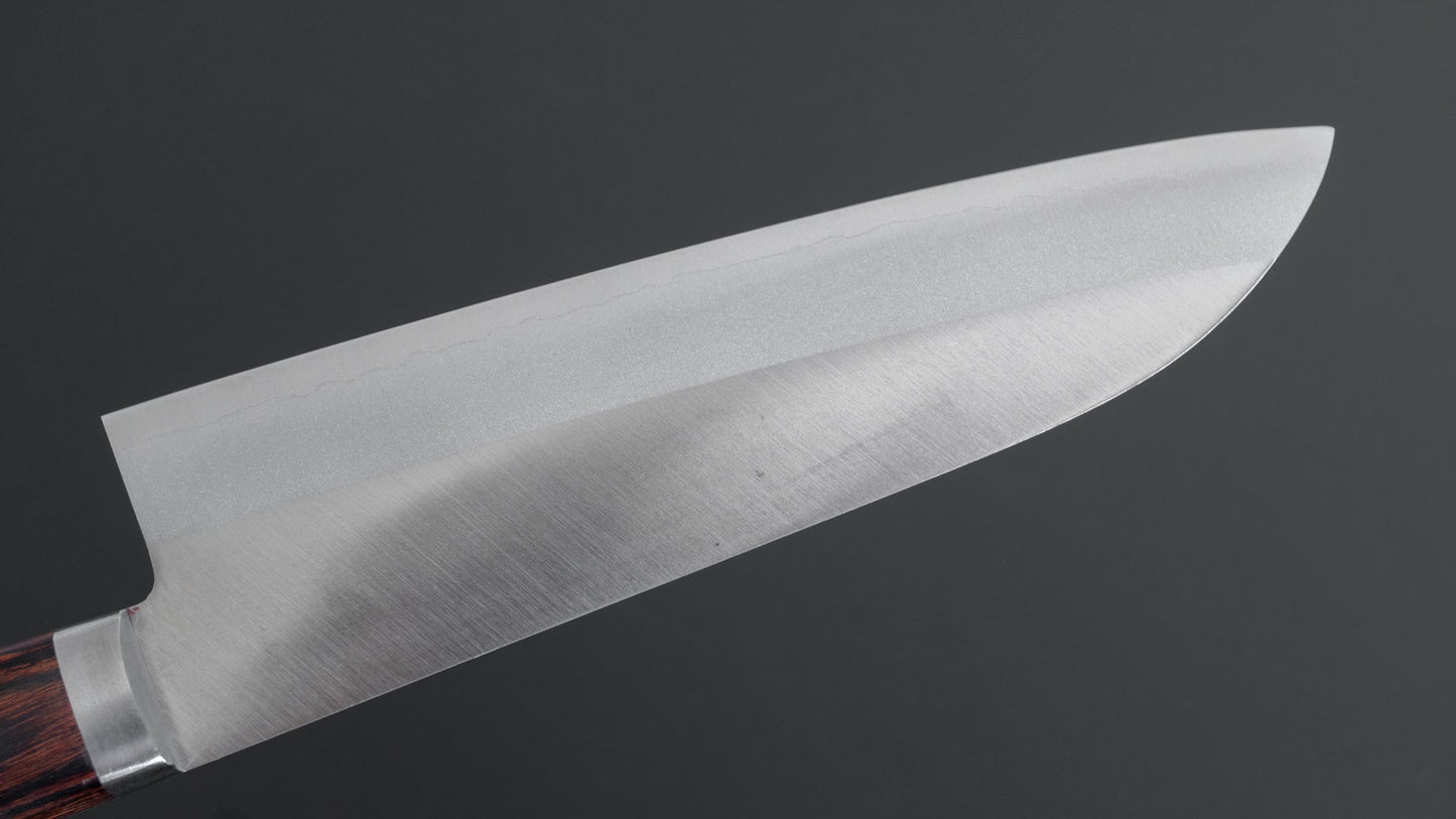 Hitohira Imojiya MZ VG-1 Santoku 145mm Imitation Mahogany Handle (3 Pins) - HITOHIRA