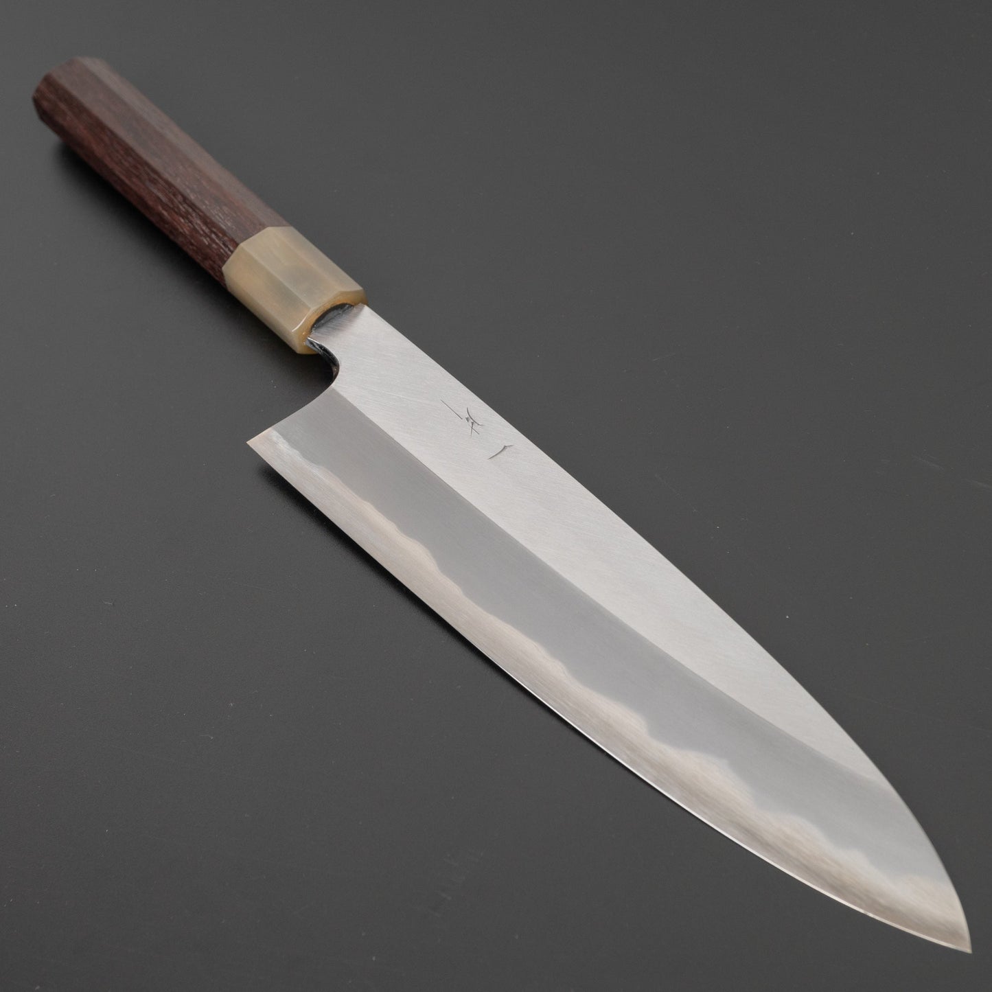 Hitohira Togashi Blue #1 Single Bevel Gyuto 240mm Taihei Rosewood Handle (Saya) | HITOHIRA