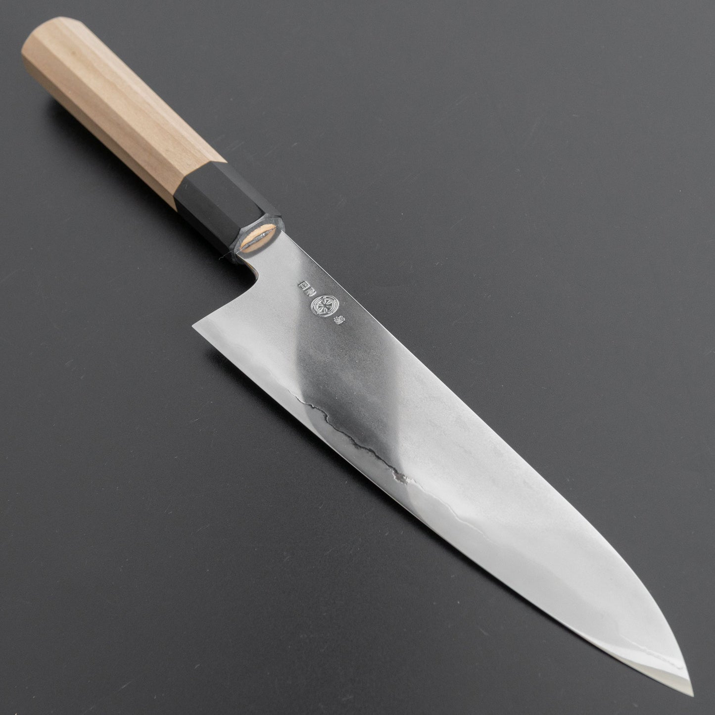 Takada no Hamono Silver #3 Suiboku Gyuto 210mm Ho Wood Handle - HITOHIRA