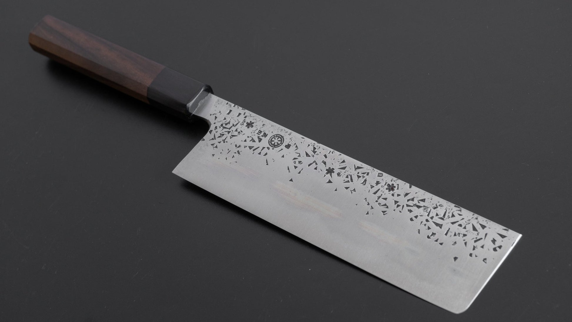 Takada no Hamono White #2 HH Reika Nakiri 180mm Rosewood Handle - HITOHIRA