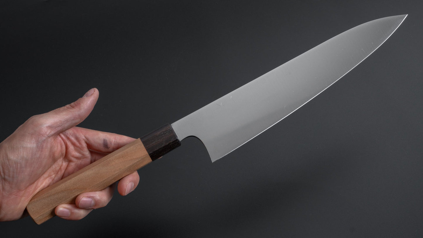 Hitohira SKR Stainless Gyuto 240mm Cherry Wood Handle - HITOHIRA