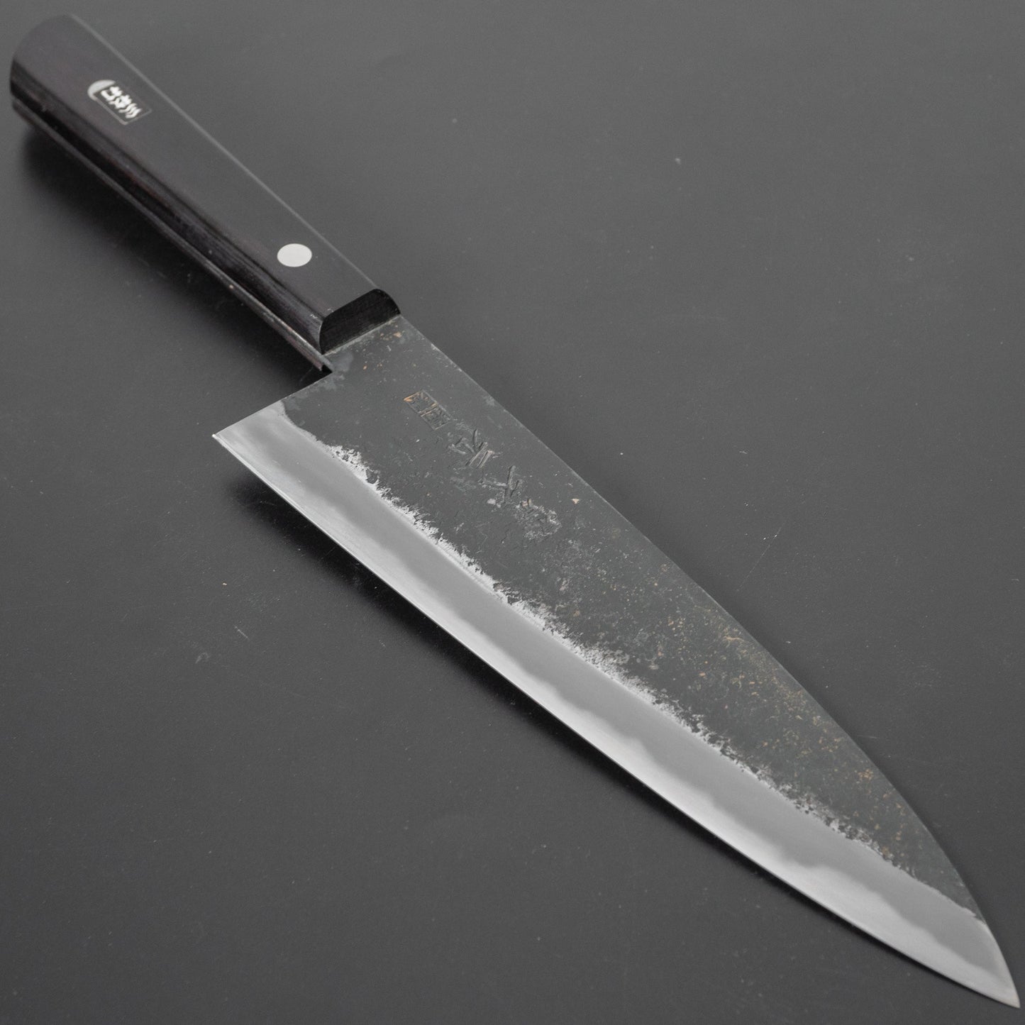 Morihei Hisamoto Kurouchi White #1 Gyuto 180mm Pakka Handle (No Bolster/ Fine Finish) - HITOHIRA